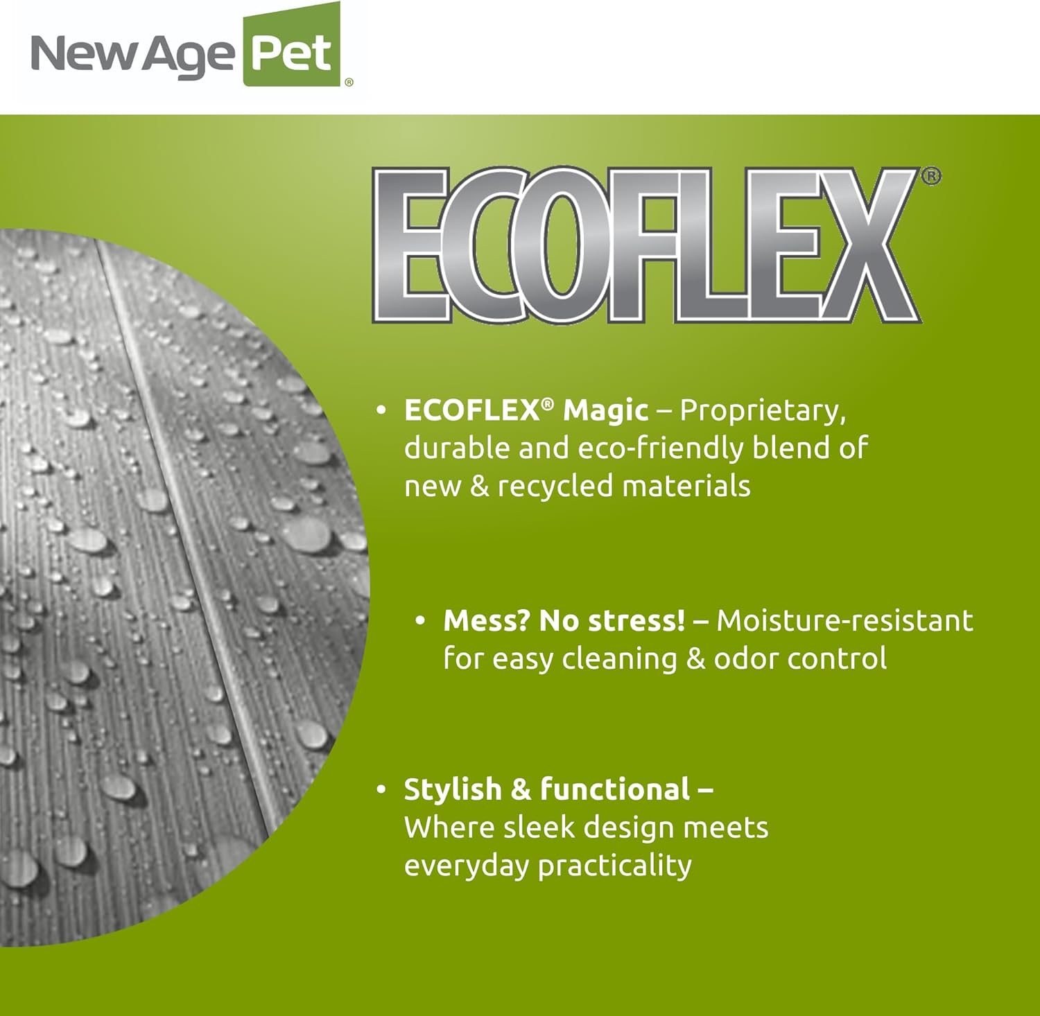 New Age Pet ECOFLEX 48" Wide Large Reptile Habitat, Mojave Lounge for Snakes, Tortoises & Lizards in Maple, Black & Grey, Easy Assembly, Sliding Glass Doors & Mesh Top - Image 6